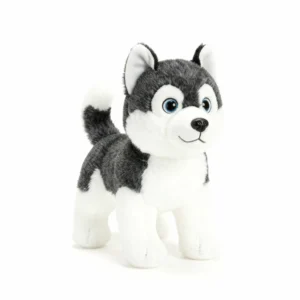 Pelúcia Husky Siberiano 30cm Anti-alérgica