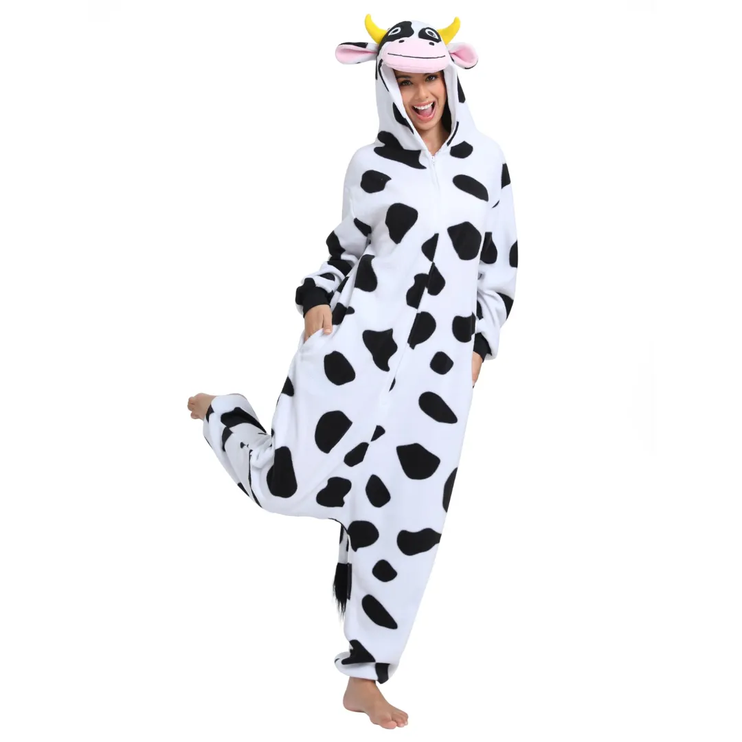 Pijama Kigurumi Vaquinha Confortável - Imagem 3