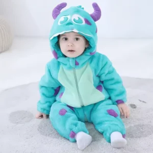 Pijama Infantil Sulley 2025 – Kigurumi Monstros SA Azul